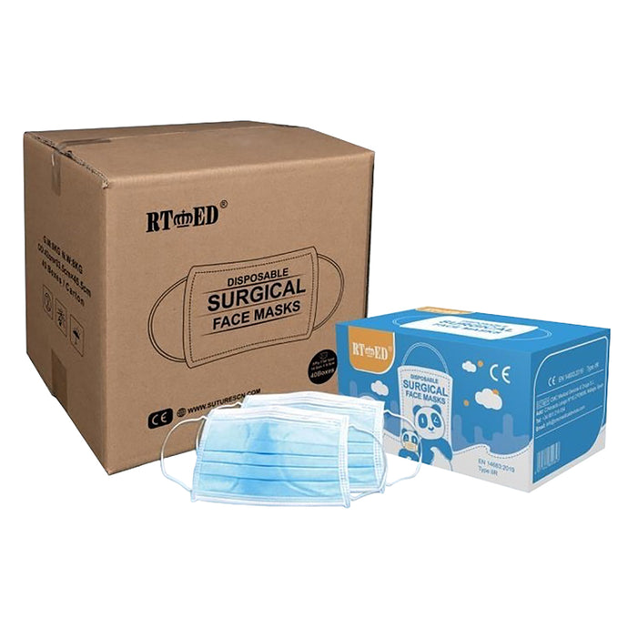 Disposable Medical Kids Mask 10-Pack (Box of 5)