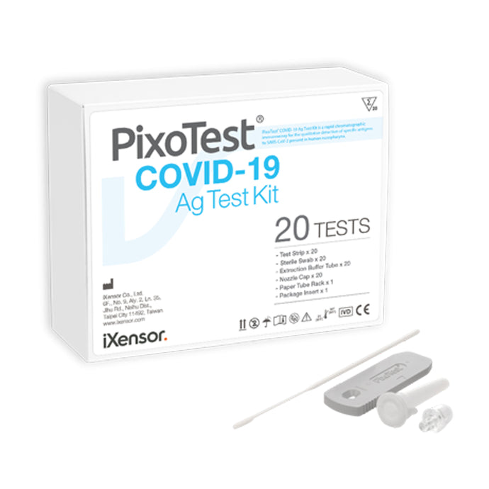 PixoTest COVID-19 Ag Test Kit (Box of 20 Tests)